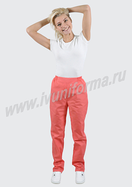 Брюки медицинские женские арт. М-07-04-ТС (size+)