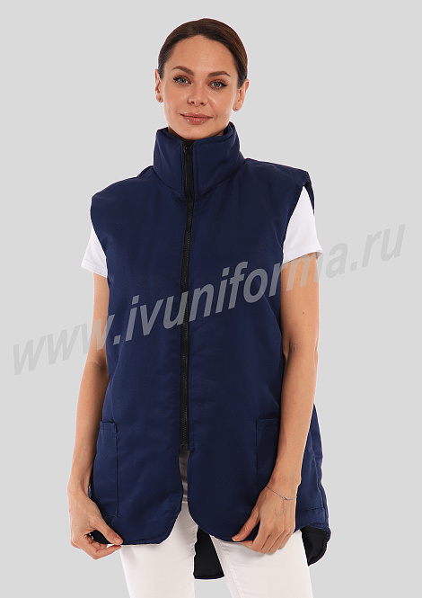 Жилет утепленный женский арт. Р-06-163-ГР
